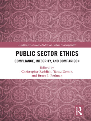 cover image of Public Sector Ethics